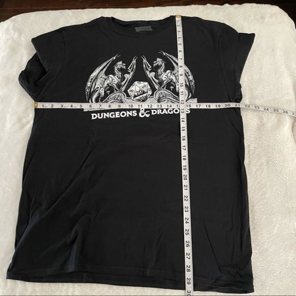 Dungeons and Dragons‎ Dice T-Shirt Mens large black graphic black short * - Picture 7 of 9